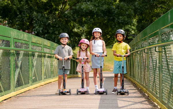 Boldcube – سكوتر ثلاث عجلات كبير للأطفال | Crystal Rubix