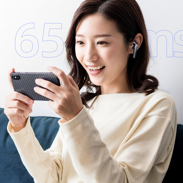 سماعات أذن Awei Bluetooth 5.3 TWS مع 4 ميكروفونات ENC / موسيقى HiFi وتصميم مقاوم للماء - أسود