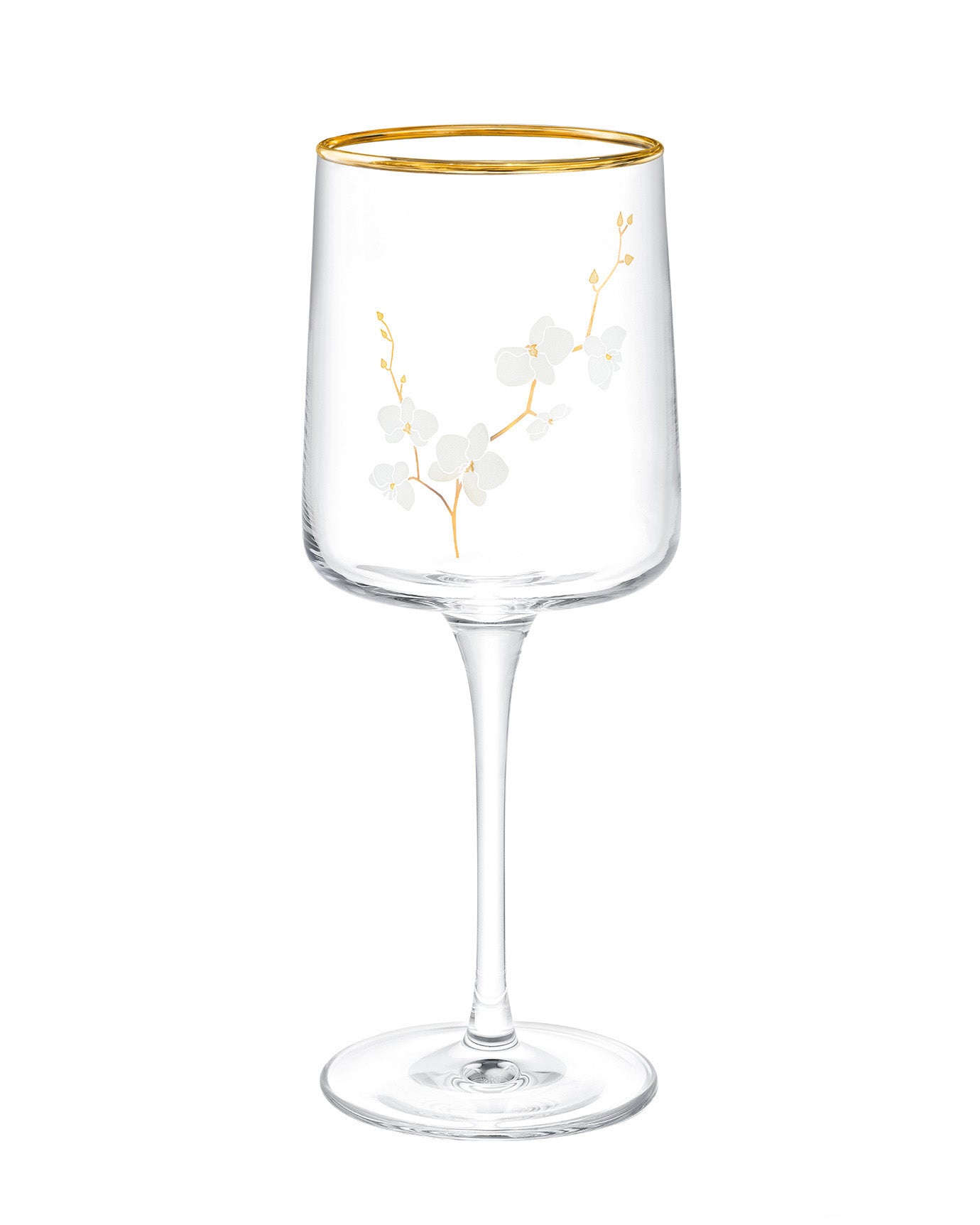 Musette - Branche D'amour Gold 4-piece Wine Glass Set - 320ml - Madame Coco JO