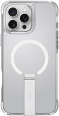 UNIQ HYBRID IPHONE 16 PRO (2024) 6.9 MAGCLICK CHARGING ELEVA WITH VERTICAL STAND - LUCENT (CLEAR)
