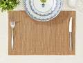 Madame Coco Leva Placemat Set of 4 by Madame Coco – Natural Tone Modern Table Mats