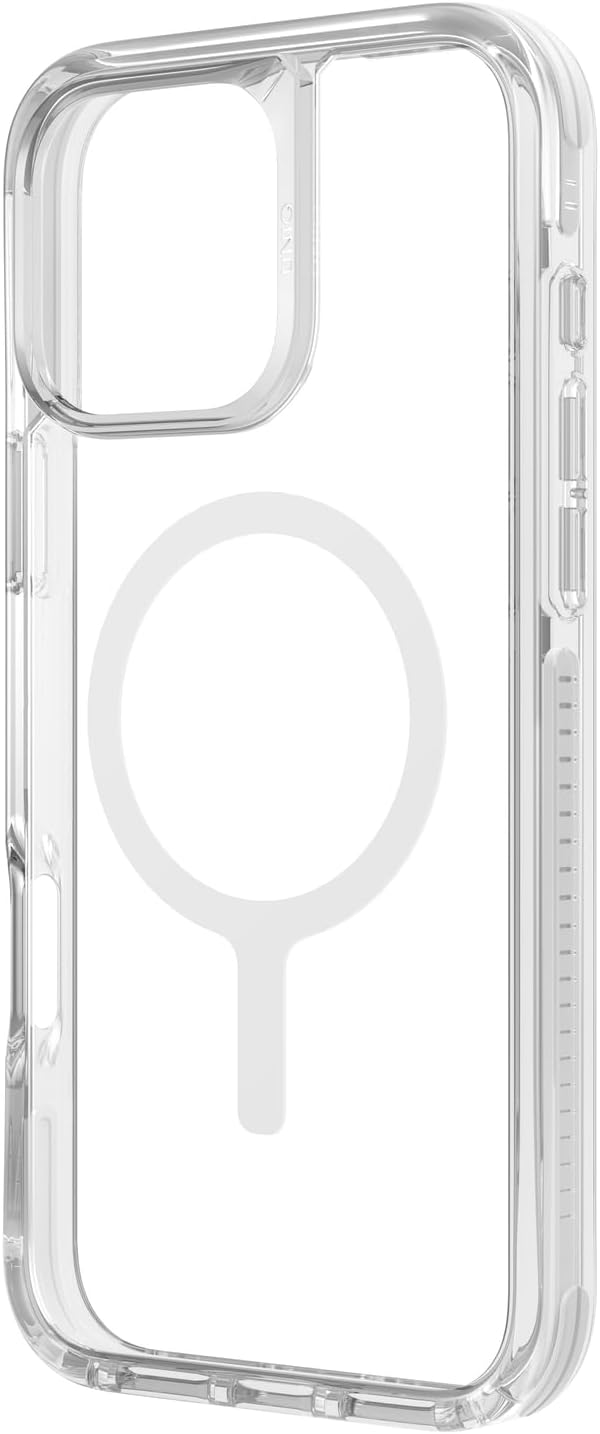 غطاء UNIQ HYBRID iPhone 16 Pro MagClick Combat Lume-White