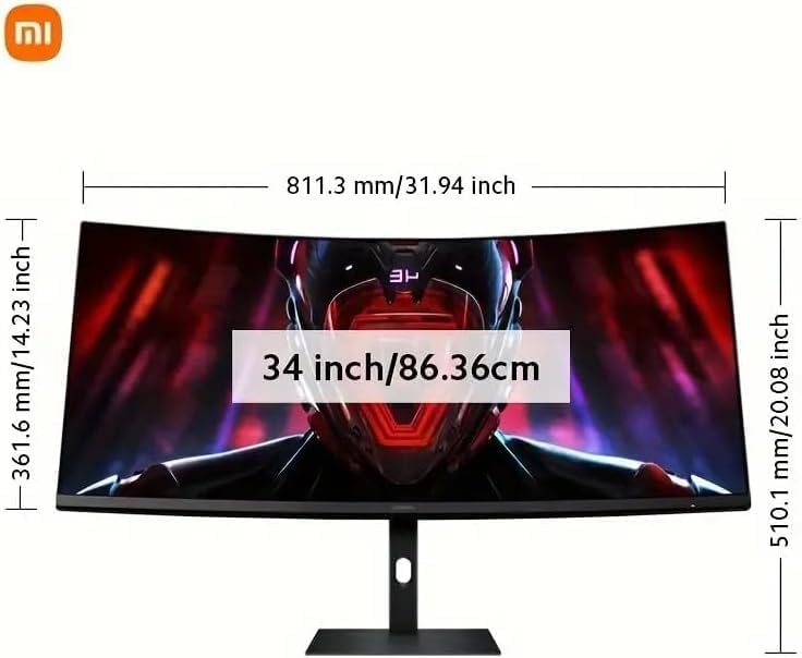 Xiaomi Mi G34WQI 34-inch Curved Gaming Monitor - High-Resolution