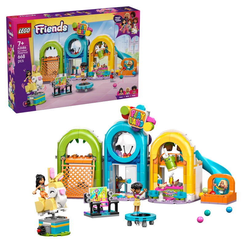 LEGO Friends ملعب داخلي ممتع 42686 – 668 قطعة