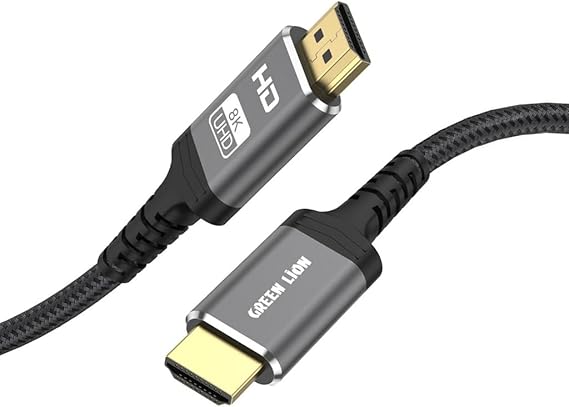 Green Lion 8K HDMI to HDMI Cable 2M - Black Green Lion 8K HDMI to HDMI Cable 2M - Black