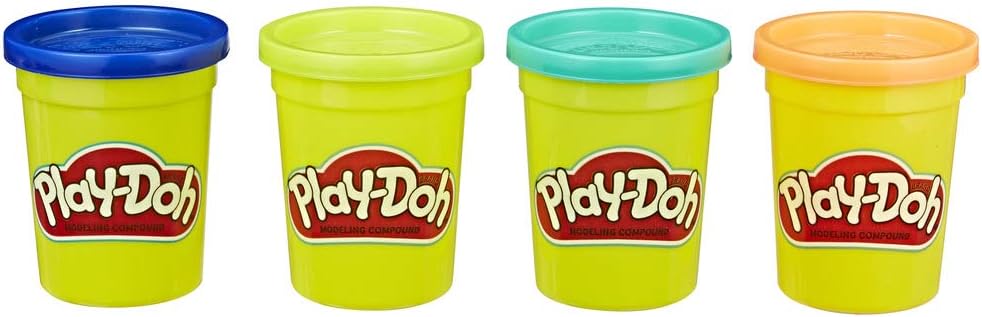 Hasbro Play-Doh Wild Color Set- 4 Cans