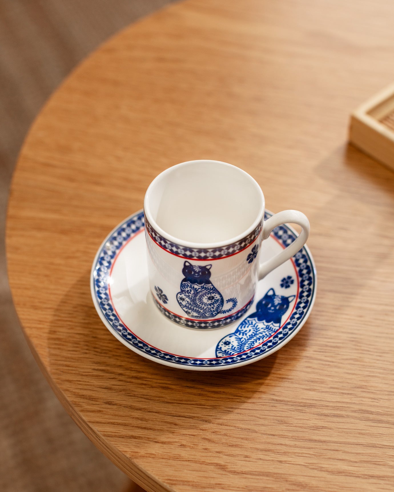 Chat  4-piece Coffee Cup Set - Madame Coco JO