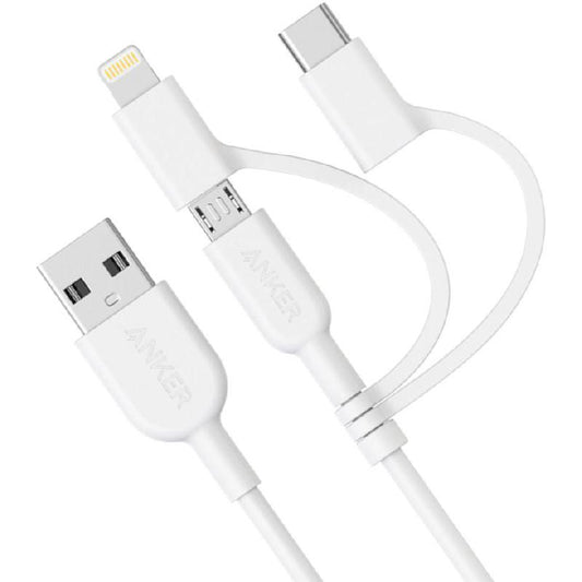 Anker PowerLine II 3-in-1 Cable Sync & Charge Cable