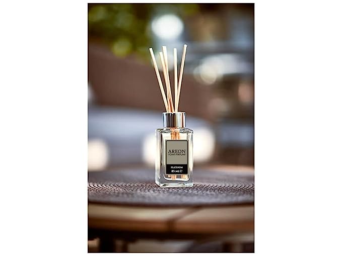 Areon Home Perfume Sport Lux 85ml - Platinum Fragrance, 10 Reed Sticks