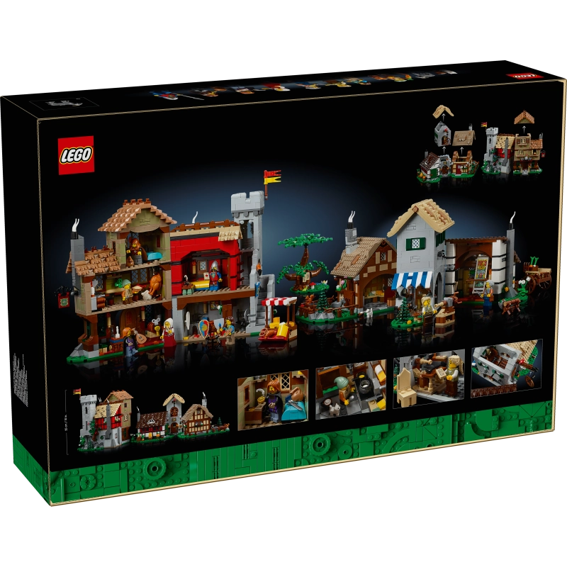LEGO Icons Medieval Town Square – 3304 Pieces | Set 10332 (Rare Edition)