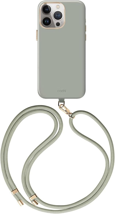UNIQ COEHL iPhone 15 Pro Max Magnetic Charging Case – Soft Sage