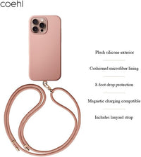 UNIQ Coehl iPhone 16 Pro (2024) 6.9 Magnetic Charging Crème - Ballet Pink