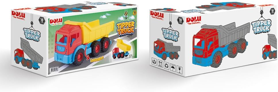 Dolu Tipper Truck – Large Ride-On Toy Truck for Toddlers (Ages 18M+)