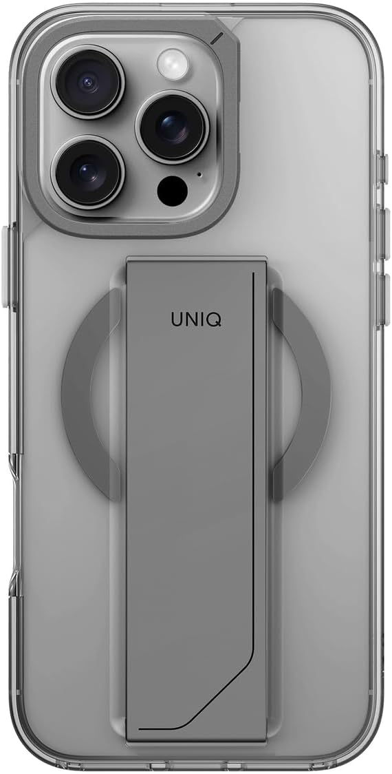 UNIQ Hybrid iPhone 16 Pro (2024) 6.3 Heldro Max MagClick with Camera Stand - Lucent UNIQ Hybrid iPhone 16 Pro (2024) 6.3 Heldro Max MagClick with Camera Stand - Lucent