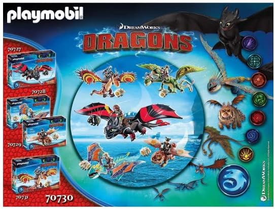 Playmobil Dragon Racing Ruffnut & Tuffnut with Barf & Belch