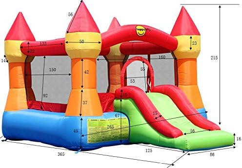 Happy Hop Castle Bouncer with Slide