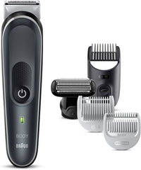 Braun Body Groomer Series 5 : Men's Groomer for Gentle and Clean Shave, Waterproof - BLACK