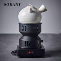 SUKANY 1000 Watts Charcoal Camping Electric Stove Coal Burner 220V - Black