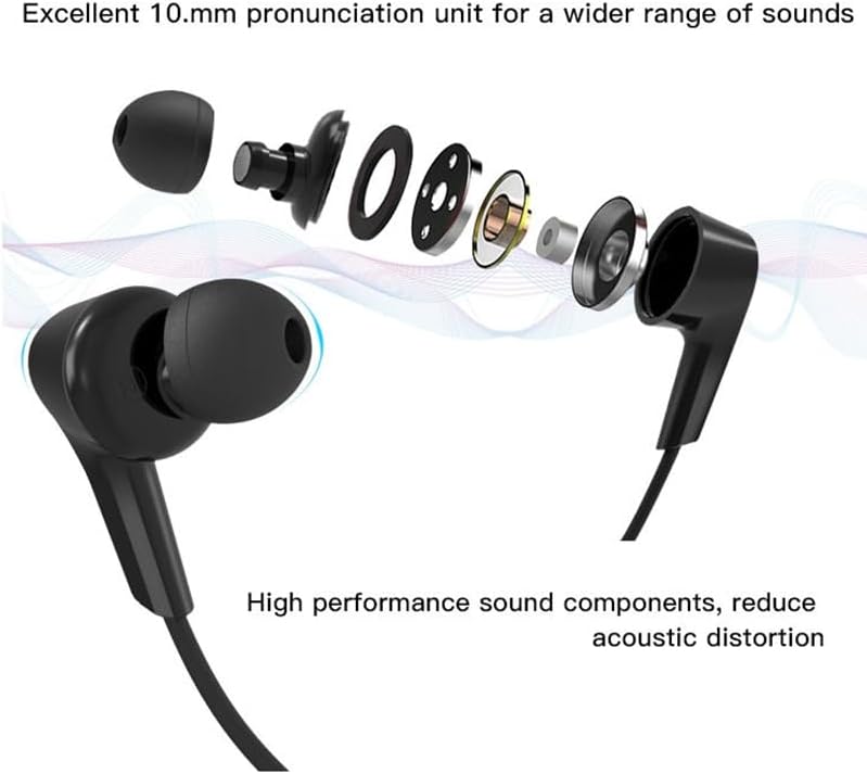 Yesido YH-25 Black Earphones | Clear Sound & Stylish Design