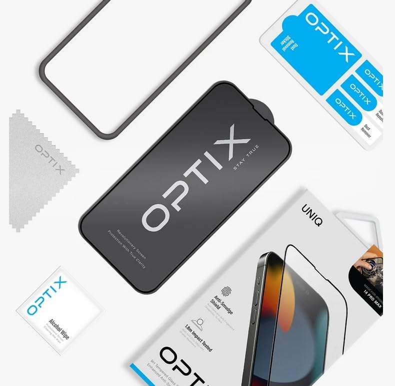 UNIQ OPTIX Vivid Clear Glass for iPhone 14 Pro UNIQ OPTIX Vivid Clear Glass for iPhone 14 Pro