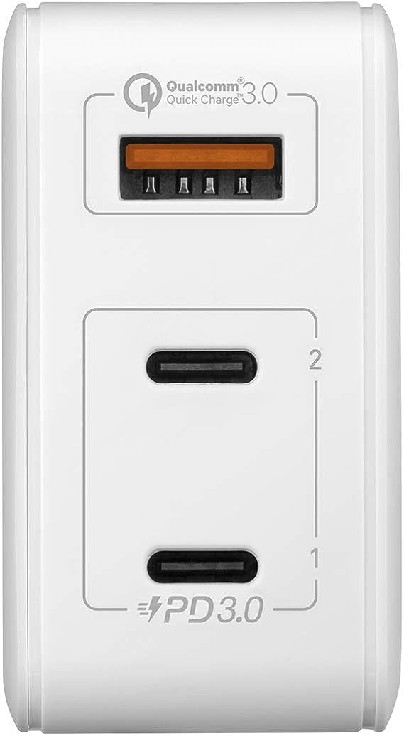 Momax ONE Plug 65W 3-port GaN Charger with 3 plug
