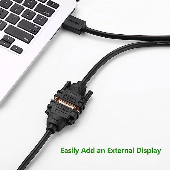 UGREEN DP Male to DVI Male Cable 1.5m - Black