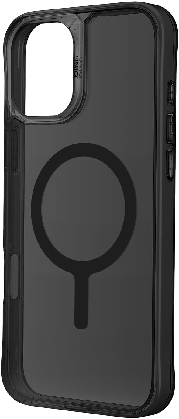 غطاء UNIQ HYBRID iPhone 16 Pro MagClick LifePro Xtreme – Smoke