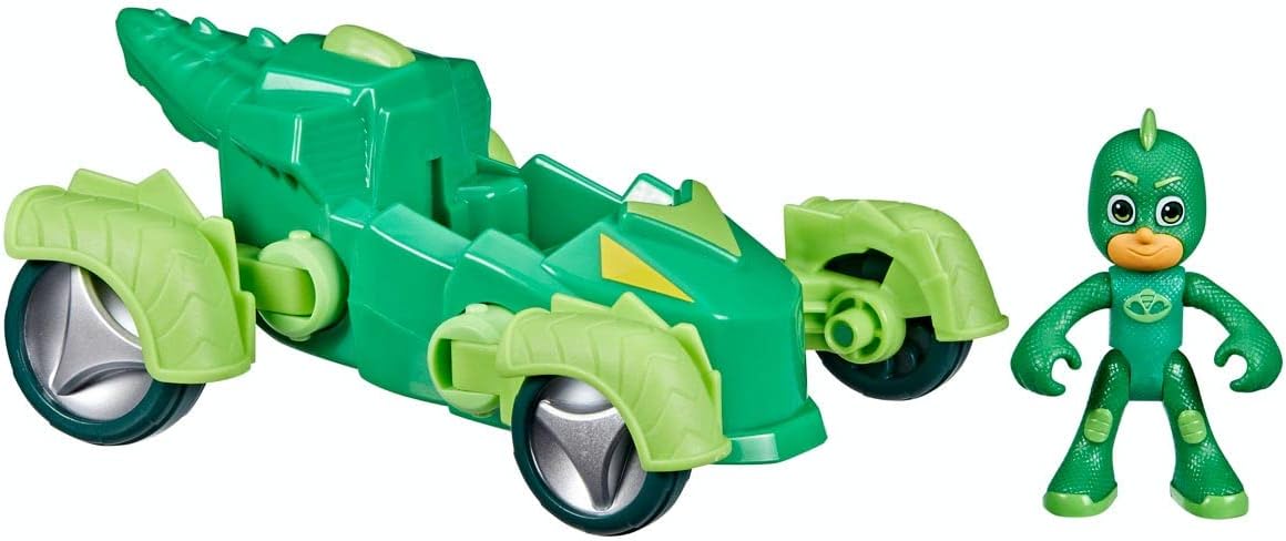 Hasbro PJ Masks Gekko Deluxe Vehicle Gekko-Mobile with Gekko Hasbro PJ Masks Gekko Deluxe Vehicle Gekko-Mobile with Gekko