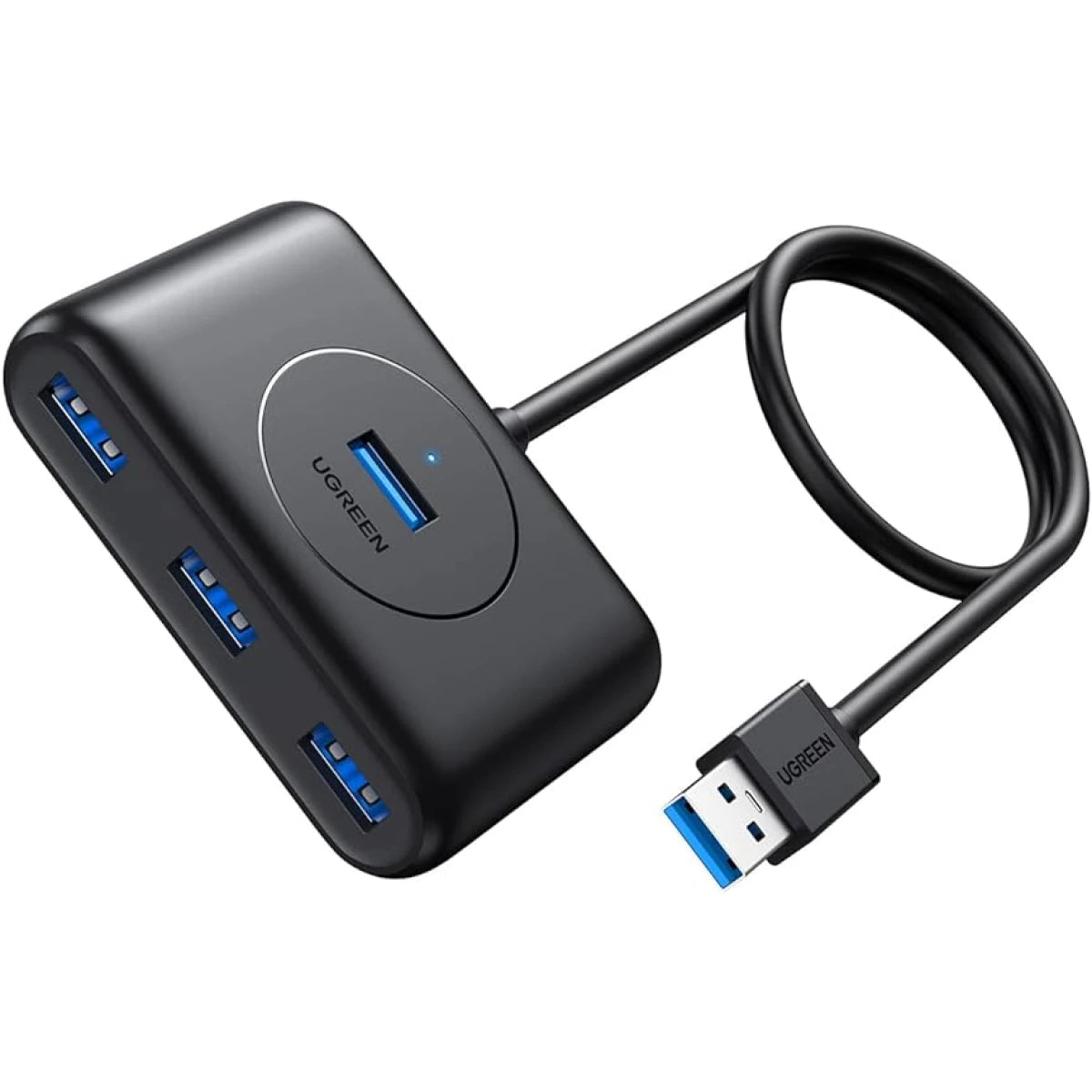 UGREEN 4-Port USB 3.0 Hub with 1M Cable – 5Gbps Speed UGREEN 4-Port USB 3.0 Hub with 1M Cable – 5Gbps Speed