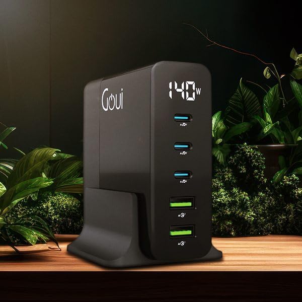 Goui GaN140 5 Port Desktop Charger Goui GaN140 5 Port Desktop Charger
