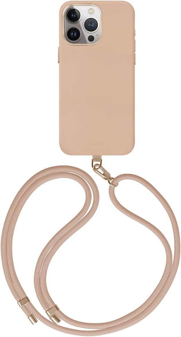 غطاء UNIQ COEHL لهاتف iPhone 15 Pro بالشحن المغناطيسي – Dusty Nude