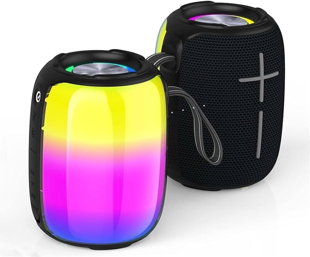 Awei Bluetooth 5.3 Speaker Portable TWS Hifi Wireless Speaker USB Outdoor Mini Loudspeaker Music RGB Light Playback