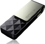 فلاش USB B30 من Silicon-Power بسعة 128 جيجابايت باللون الأسود