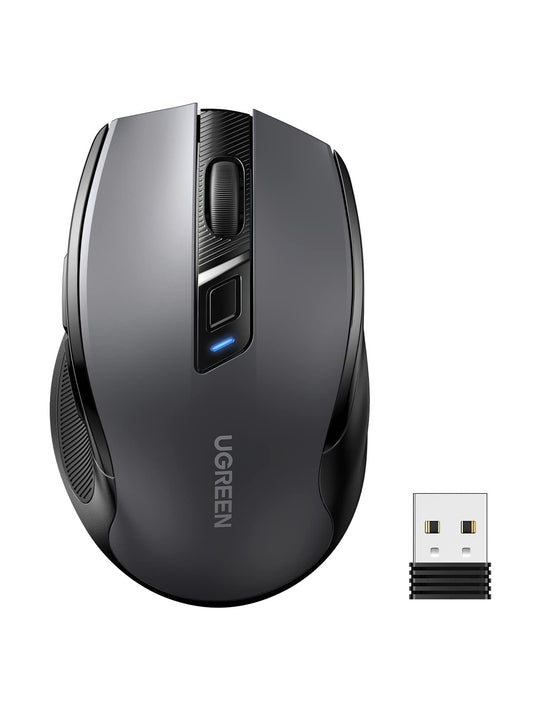 UGREEN Wireless Mouse, Dual Mode, Ergonomic, 4000 DPI