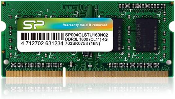 Silicon Power Ram 4GB Laptop  Low  Voltage 1600 MHZ