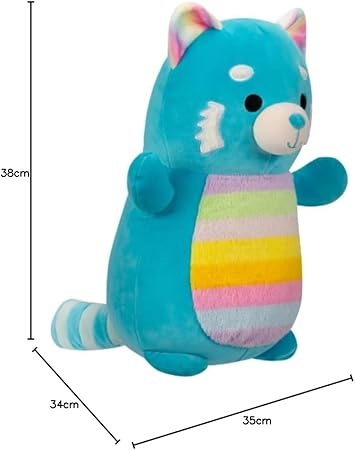 Squishmallow Large Plush 14” HugMees Vanessa Teal Red Panda Squishmallow Large Plush 14” HugMees Vanessa Teal Red Panda