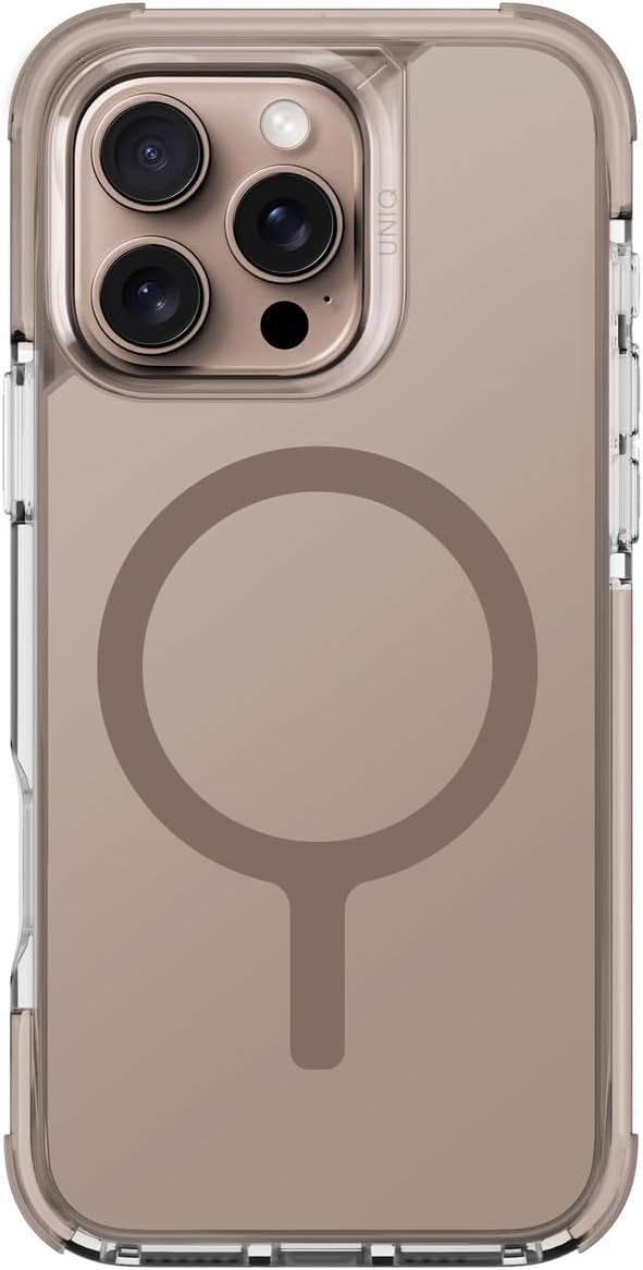 غطاء iPhone 16 Pro 6.9 UNIQ HYBRID MagClick – Taupe Gold
