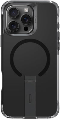 UNIQ HYBRID IPHONE 16 PRO (2024) 6.3 MAGCLICK CHARGING ELEVA WITH VERTICAL STAND - CARBON