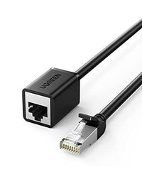 كابل تمديد RJ45 Cat6 من يوجرين بطول 0.5 متر، اللون أسود