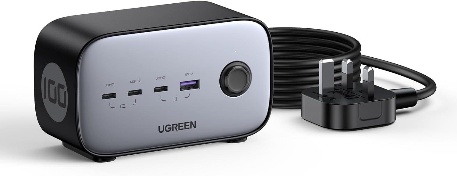 UGREEN DigiNest Pro 100W Power Strip - 6-in-1, GaN III, Fast Charging