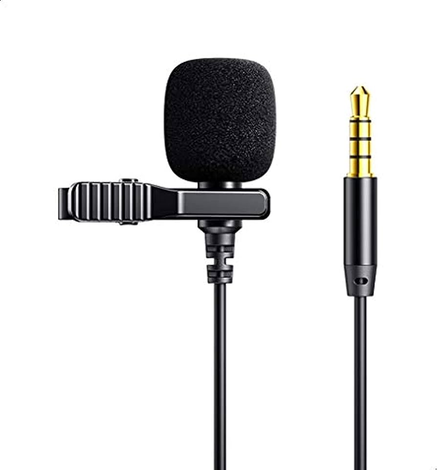 Joyroom Lavalier TikTop Live stream Microphone 2M - Black