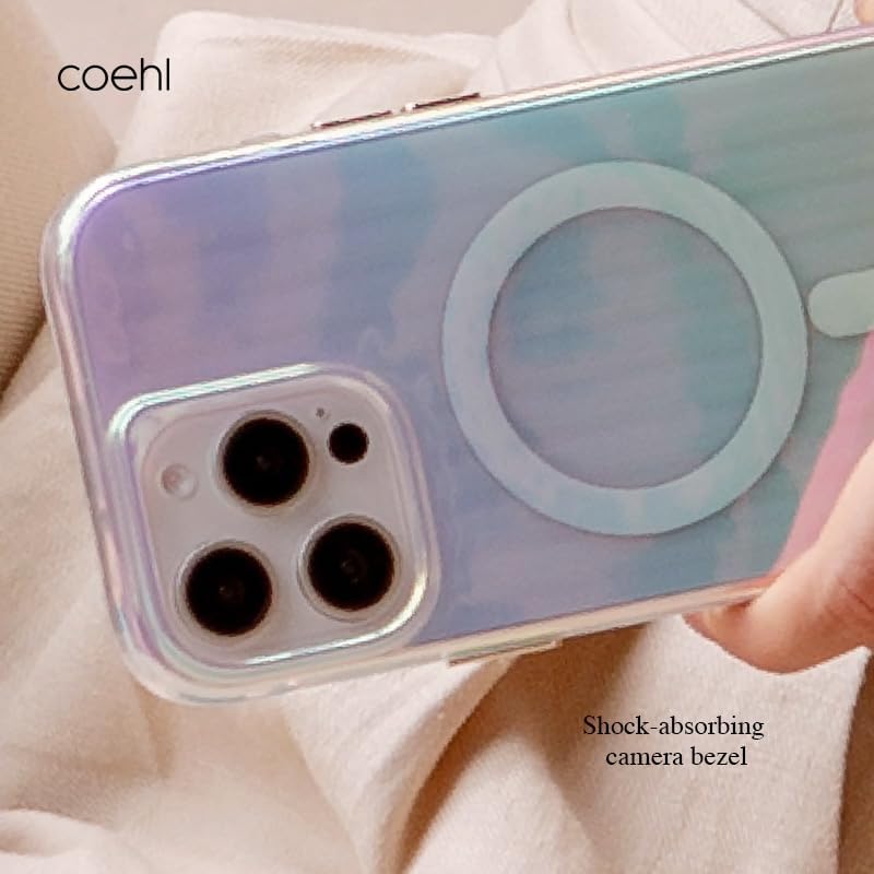 كفر UNIQ Coehl لأيفون 16 برو شحن مغناطيسي – Iridescent