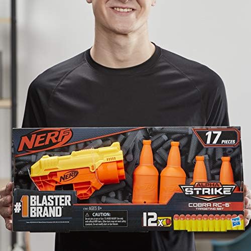 Hasbro Nerf Alpha Strike Cobra Rc-6 Targeting Set- 17 Pcs