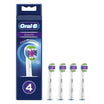 Oral-B 3D White Electric Toothbrush Heads with CleanMaximiser Technology – 4 Pack