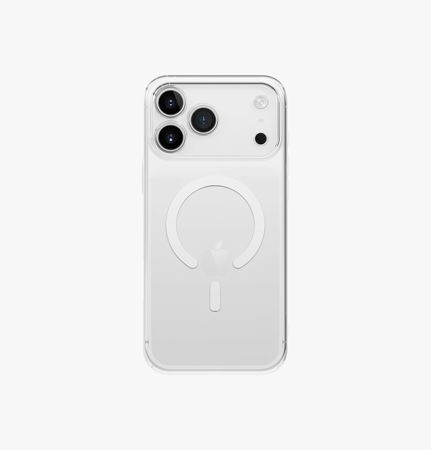 UNIQ Hybrid iPhone 17 Pro MagClick Charging AirSuit - Glossy Clear/White UNIQ Hybrid iPhone 17 Pro MagClick Charging AirSuit - Glossy Clear/White