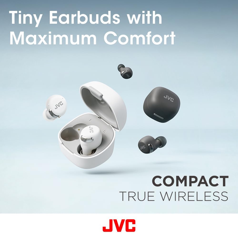 JVC Compact True Wireless Headphones with ANC & Low-Latency Mode JVC Compact True Wireless Headphones with ANC & Low-Latency Mode