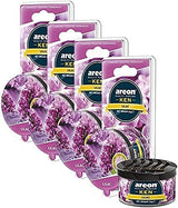 AREON Ken Car Air Freshener - Natural Lilac Scent, Long-Lasting Fragrance