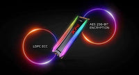 XPG S40G 256GB RGB 3D NAND PCIe Gen3x4 NVMe 1.3 M.2 2280 Internal SSD (AS40G-256GT-C)