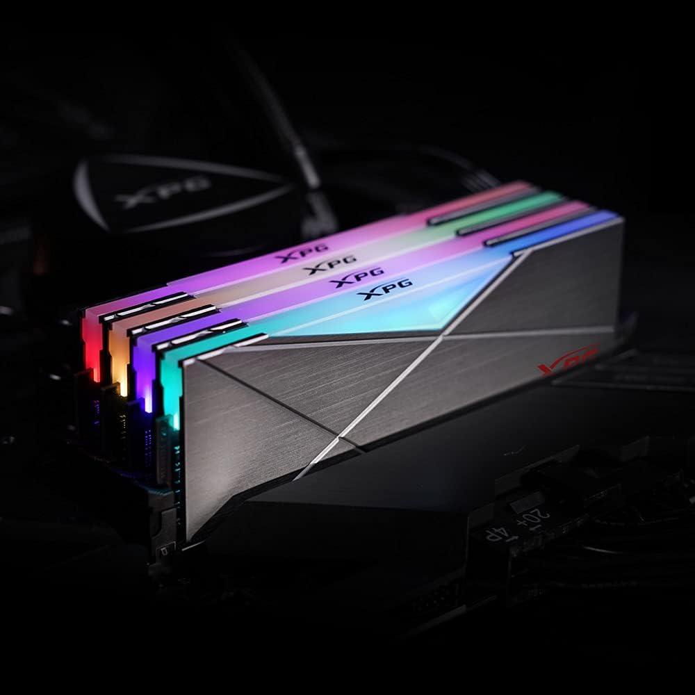 ذاكرة XPG SPECTRIX D50 سعة 8 جيجابايت 1x8 جيجابايت DDR4 3000 ميجا هرتز CL16-20-20 TUNGSTEN GREY U-DIMM 