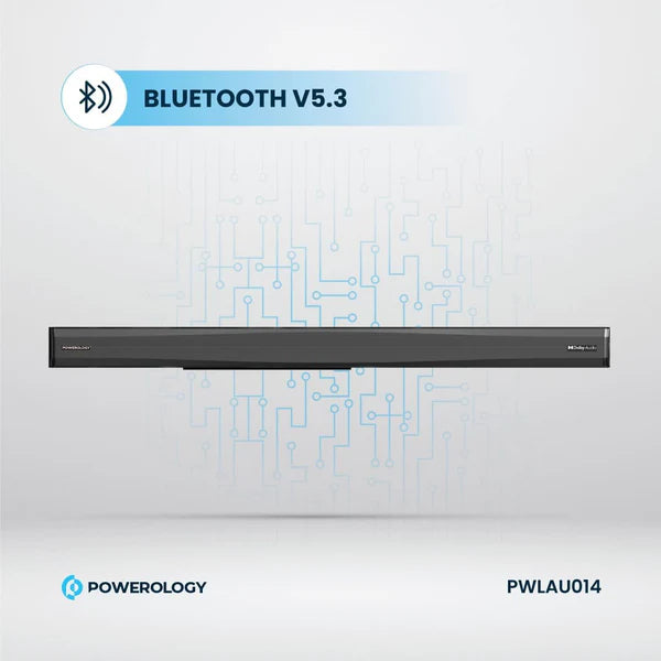 Powerology 5.1CH Soundbar with Dolby & Wireless Subwoofer!